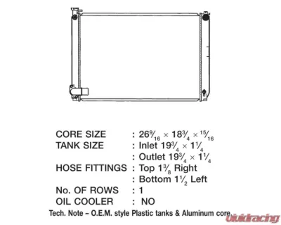 CSF Radiators Engine Coolant Radiator for Lexus RX 2006-2008, Toyota Highlander 2006-2007, Plastic-Aluminum Construction - 3299