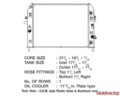 CSF Radiators OEM Plastic Radiator for Mazda Miata MX-5 2006-2015, Aluminum Core - 3302