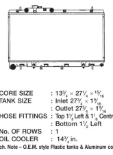 CSF Radiators Engine Coolant Radiator for Subaru Outback 2001-2004, Plastic-Aluminum Construction                                     - 3310 - Image 2