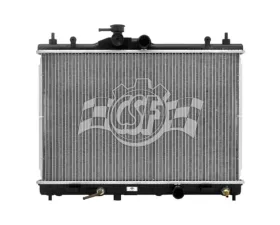 CSF Radiators OEM Plastic Radiator for Nissan Versa 1.8L 2007-2009, Aluminum Core