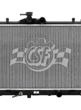 CSF Radiators OEM Plastic Radiator for Nissan Versa 1.8L 2007-2009, Aluminum Core                                     - 3348 - Image 2