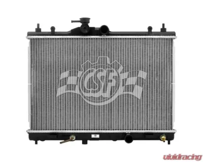 CSF Radiators OEM Plastic Radiator for Nissan Versa 1.8L 2007-2009, Aluminum Core - 3348