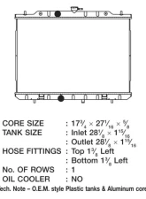 CSF Radiators OEM Plastic Radiator for Nissan Rogue 2.5L 2008-2013, Aluminum Core                                     - 3373 - Image 2