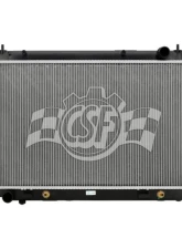CSF Radiators OEM Plastic Radiator for Nissan 350Z 3.5L 2007-2008, Aluminum Core                                     - 3374 - Image 2