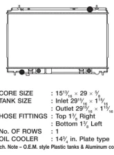 CSF Radiators OEM Plastic Radiator for Nissan 350Z 3.5L 2007-2008, Aluminum Core                                     - 3374 - Image 2
