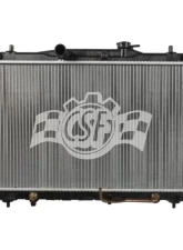 CSF Radiators Engine Coolant Radiator for Kia Spectra 2.0L 2005-2009, Plastic-Aluminum Construction                                     - 3380 - Image 2