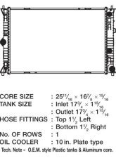 CSF Radiators OEM Plastic Radiator for Mazda 6 2.5L 2009-2010, Aluminum Core, Crossflow                                     - 3410 - Image 2