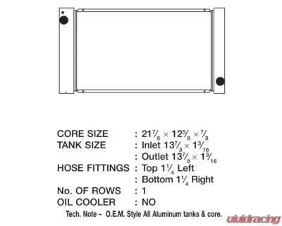CSF Radiators OEM Plastic Radiator for Mini Cooper 1.6L 2008-2014, Aluminum Core - 3430