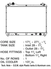 CSF Radiators OEM Plastic Radiator for Suzuki Grand Vitara 2.4L 2009-2013, Aluminum Core                                     - 3443 - Image 2