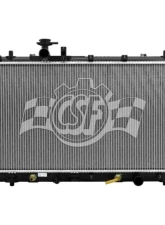 CSF Radiators OEM Plastic Radiator for Suzuki SX4 2.0L 2007-2009, Aluminum Core, Downflow                                     - 3444 - Image 2