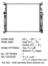 CSF Radiators CSF OEM Plastic Radiator for Mercedes-Benz GL320 3.0L 2007-2009                                     - 3457 - Image 2