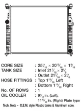 CSF Radiators Plastic Radiator for Mercedes-Benz ML320 3.0L 2007-2009, OEM Fit                                     - 3458 - Image 2