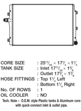 CSF Radiators OEM Plastic Radiator for Volkswagen Beetle 2.0L 2013-2014, Aluminum Core                                     - 3459 - Image 2