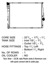 CSF Radiators Engine Coolant Radiator for BMW 320i 2001-2005, Aluminum Core, Crossflow Design                                     - 3708 - Image 2
