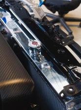 CSF All-Aluminum Radiator for K-Swap 92-00 Honda Civic / 94-01 Acura Integra, 2-Row 42mm Core                                     - 2850K - Image 3