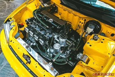 CSF All-Aluminum Radiator for K-Swap 92-00 Honda Civic / 94-01 Acura Integra, 2-Row 42mm Core - 2850K