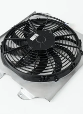CSF Radiators 92-00 Civic All-Aluminum Fan Shroud with 12-Inch SPAL Fan, Polished Finish                                     - 2858F - Image 4
