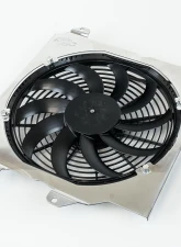 CSF Radiators 92-00 Civic All-Aluminum Fan Shroud with 12-Inch SPAL Fan, Polished Finish                                     - 2858F - Image 4