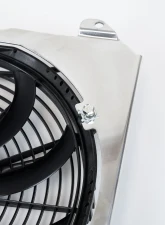 CSF Radiators 92-00 Civic All-Aluminum Fan Shroud with 12-Inch SPAL Fan, Polished Finish                                     - 2858F - Image 3