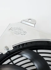 CSF Radiators 92-00 Civic All-Aluminum Fan Shroud with 12-Inch SPAL Fan, Polished Finish                                     - 2858F - Image 2