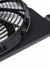 CSF Radiators All-Aluminum Fan Shroud with 12" SPAL Fan for 92-00 Civic/Integra - Black                                     - 2858FB - Image 2