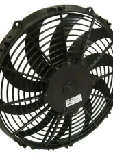 CSF Radiators All-Aluminum Fan Shroud with 12" SPAL Fan for 92-00 Civic/Integra - Black                                     - 2858FB - Image 7