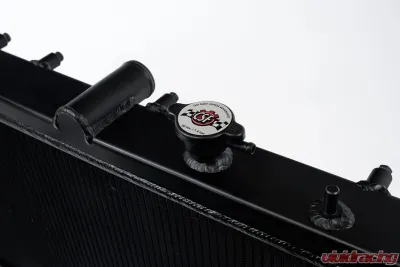CSF Radiators All-Aluminum Radiator for 02-07 Subaru Impreza WRX/STI - Black Finish - 3076B