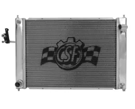 CSF Cooling - Racing & High Performance Division 09-20 Nissan 370Z / 08-13 Infiniti G37 (MT) Triple-Pass Radiator + AC Condenser Center