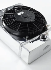 CSF Radiators The KING Cooler Drag Race Radiator 2-Row Aluminum with SPAL Fan & Kit                                     - 7065 - Image 3