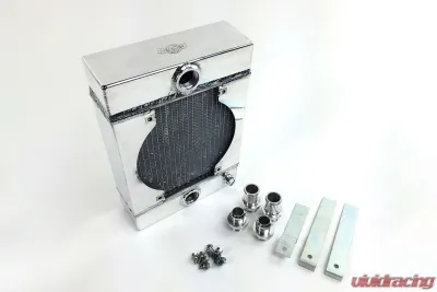 CSF Radiators The KING Cooler Drag Race Radiator 2-Row Aluminum with SPAL Fan & Kit - 7065