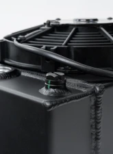 CSF Radiators The KING Cooler Drag Race Radiator w/ SPAL Fan & Mounting Kit - Black                                     - 7065B - Image 2