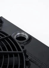 CSF Radiators The KING Cooler Drag Race Radiator w/ SPAL Fan & Mounting Kit - Black                                     - 7065B - Image 3