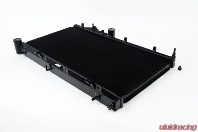 CSF Cooling - Racing & High Performance Division 08-14 Subaru WRX / STI / 15-21 WRX 1-Row 31mm High-Performance Radiator - Black Center - 7094B