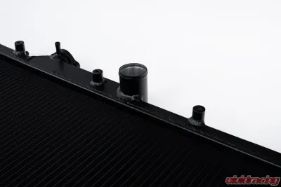 CSF Cooling - Racing & High Performance Division 08-14 Subaru WRX / STI / 15-21 WRX 1-Row 31mm High-Performance Radiator - Black Center - 7094B