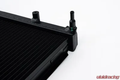 CSF Cooling - Racing & High Performance Division 08-14 Subaru WRX / STI / 15-21 WRX 1-Row 31mm High-Performance Radiator - Black Center - 7094B