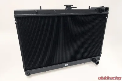 CSF Radiators R32 Skyline GT-R/GTS Full Billet Aluminum Radiator - Black, 1989-1994 - 7217B