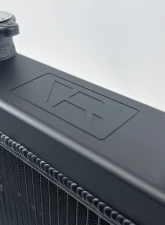 CSF Radiators R32 Skyline GT-R/GTS Full Billet Aluminum Radiator - Black, 1989-1994                                     - 7217B - Image 2