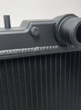 CSF Radiators R32 Skyline GT-R/GTS Full Billet Aluminum Radiator - Black, 1989-1994                                     - 7217B - Image 4