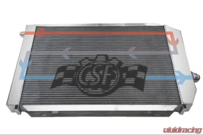 CSF Radiators R-1 Triple-Pass Competition Radiator 52mm Aluminum Universal Fit - 8023