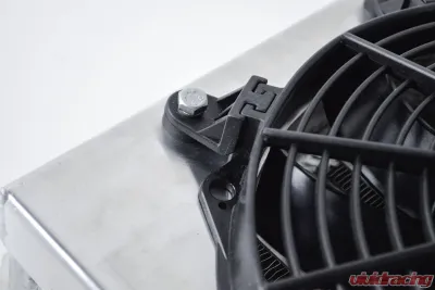 CSF Cooling - Racing & High Performance Division 13.8in x 10in Dual Fluid Bar & Plate HD Oil Cooler w/9in SPAL Fan - 8026