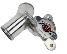 CSF Cooling - Racing & High Performance Division FR-S/BRZ/86/GR86 All-Aluminum Filler Neck w/1.4 bar High Pressure Radiator Cap Upper