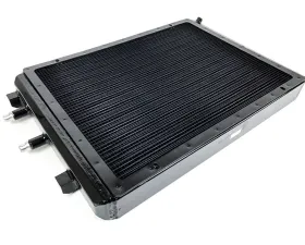 CSF Cooling - Racing & High Performance Division BMW F8X M3/M4 Front Mount Heat Exchanger w/ rock guard - Black N/A