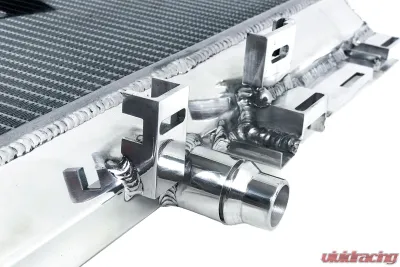 CSF Cooling - Racing & High Performance Division Mercedes AMG GT/R/C / W205 C63 / W213 E63 / GLC63 Heat Exchanger w/ Rock Guard N/A - 8088