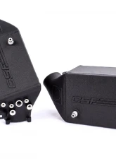 CSF Radiators Twin Charge-Air-Cooler Set for BMW F1X M5/M6 2012-2019 - Crinkle Black Finish                                     - 8109 - Image 5