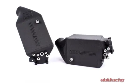 CSF Radiators Twin Charge-Air-Cooler Set for BMW F1X M5/M6 2012-2019 - Crinkle Black Finish - 8109