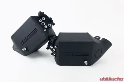 CSF Radiators Twin Charge-Air-Cooler Set for BMW F1X M5/M6 2012-2019 - Crinkle Black Finish - 8109