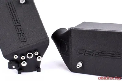 CSF Radiators Twin Charge-Air-Cooler Set for BMW F1X M5/M6 2012-2019 - Crinkle Black Finish - 8109