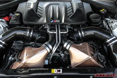 CSF Radiators BMW F1X M5 & M6 Twin Charge-Air-Cooler Set Raw Aluminum 2012-2019 - 8109R