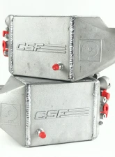 CSF Radiators BMW F1X M5 & M6 Twin Charge-Air-Cooler Set Raw Aluminum 2012-2019                                     - 8109R - Image 5