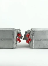 CSF Radiators BMW F1X M5 & M6 Twin Charge-Air-Cooler Set Raw Aluminum 2012-2019                                     - 8109R - Image 5